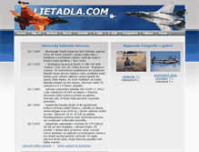 Tablet Screenshot of lietadla.com